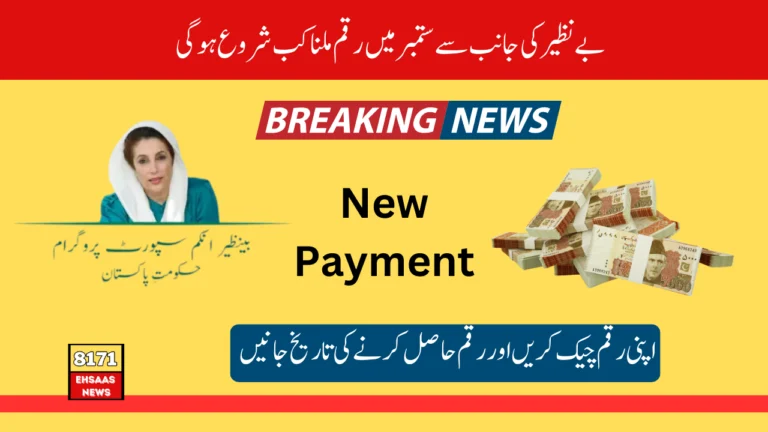 BISP New Payment Has Been Released From September 15