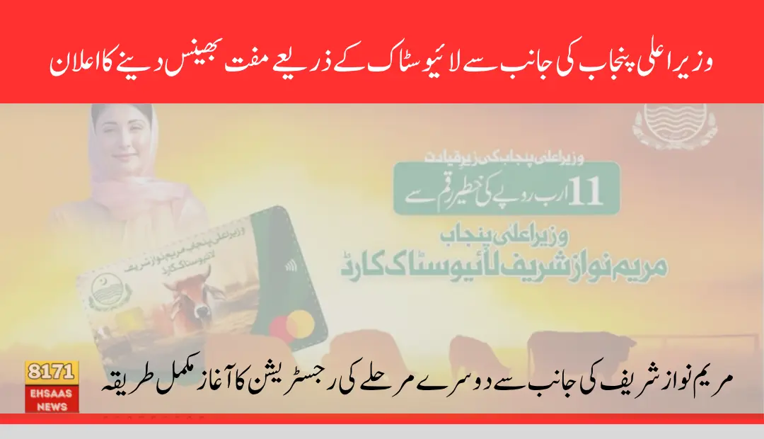 CM Punjab Maryam Nawaz Livestock Card Scheme Second Phase – Application, Eligibility & Benefits (1)